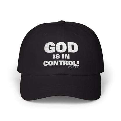 GOD IS IN CONTROL!  | Cap | (white text)