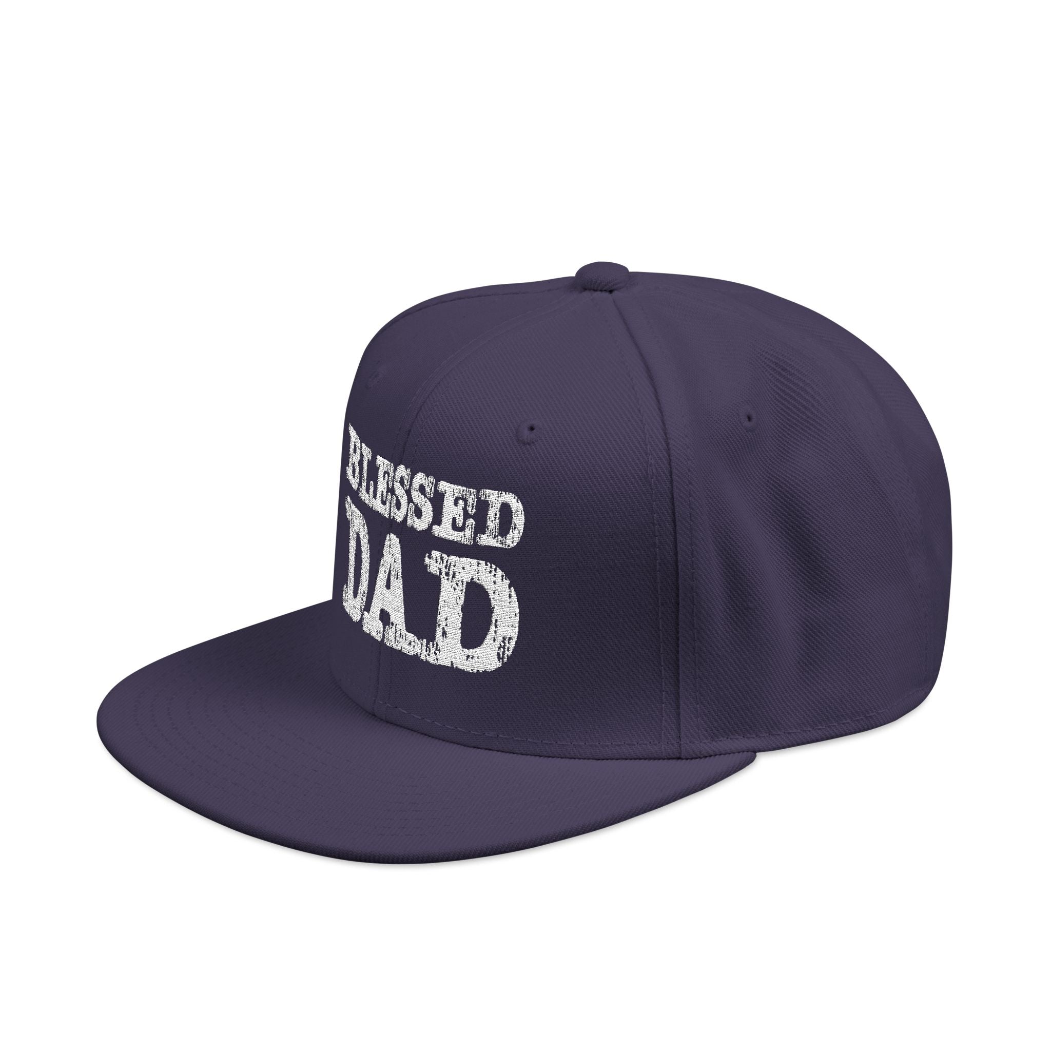 BLESSED DAD |  Snapback Hat |  Embroidered Cap for Father's Day, Gift for Dads, Trendy Father's Day Gift, Casual Everyday Wear