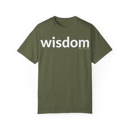 WISDOM | Faithware Collection – T-Shirt | Proverbs 24:3-4