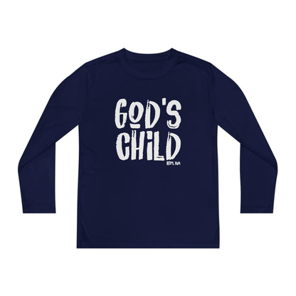 GOD'S CHILD! Collection | Youth Long Sleeve Tee | (Romans 8:14)