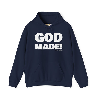 GOD MADE! Collection | Hoodie | (Job 33:4)
