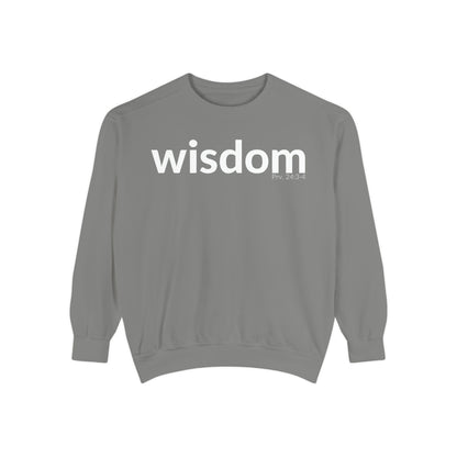 WISDOM | Faithware Collection – Sweatshirt | Proverbs 24:3-4
