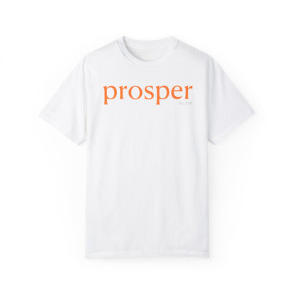 Prosper Unisex Garment-Dyed T-Shirt - Inspirational Quote Tee