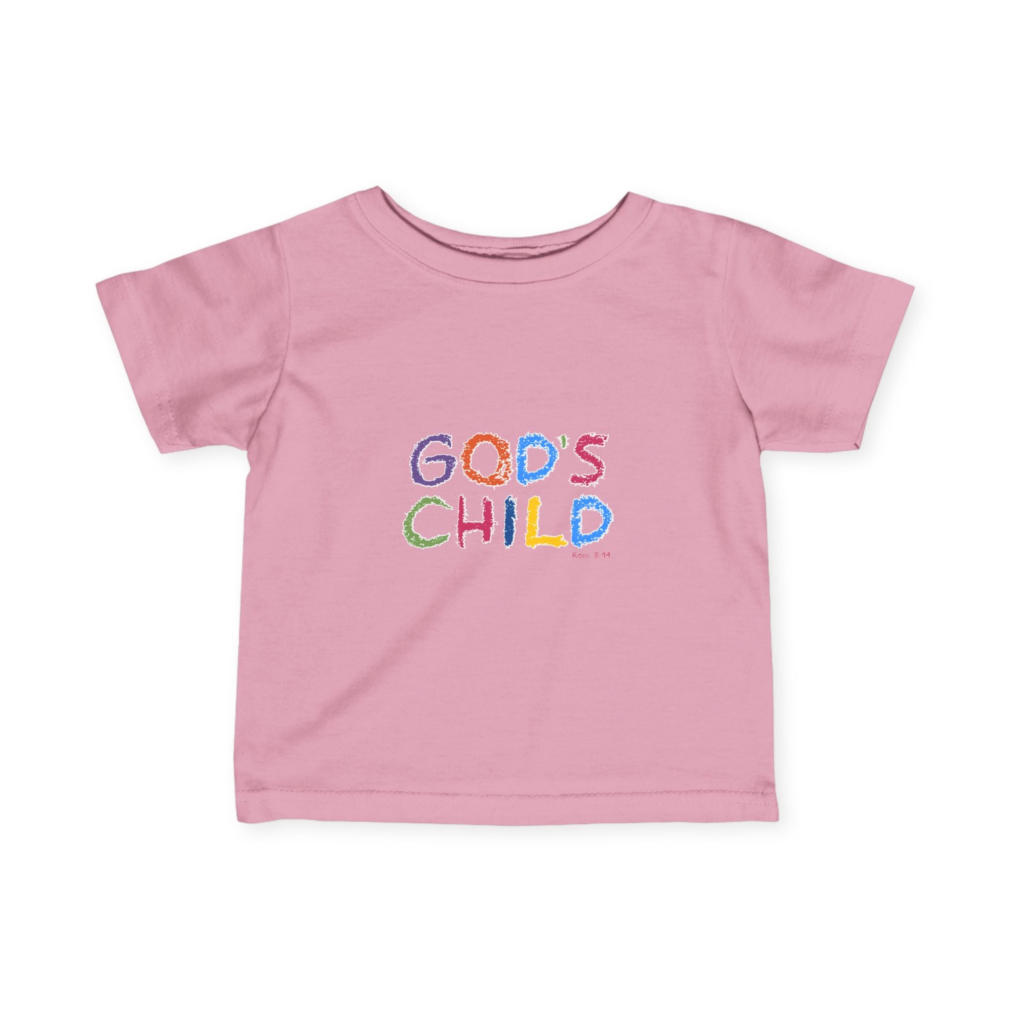 GOD'S CHILD! | Colorful Infant Fine Jersey Tee | Baby Heirs Collection (Roman's 8:14)