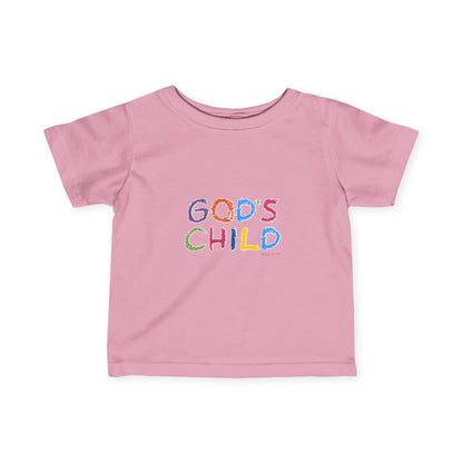GOD'S CHILD! | Colorful Infant Fine Jersey Tee | Baby Heirs Collection (Roman's 8:14)