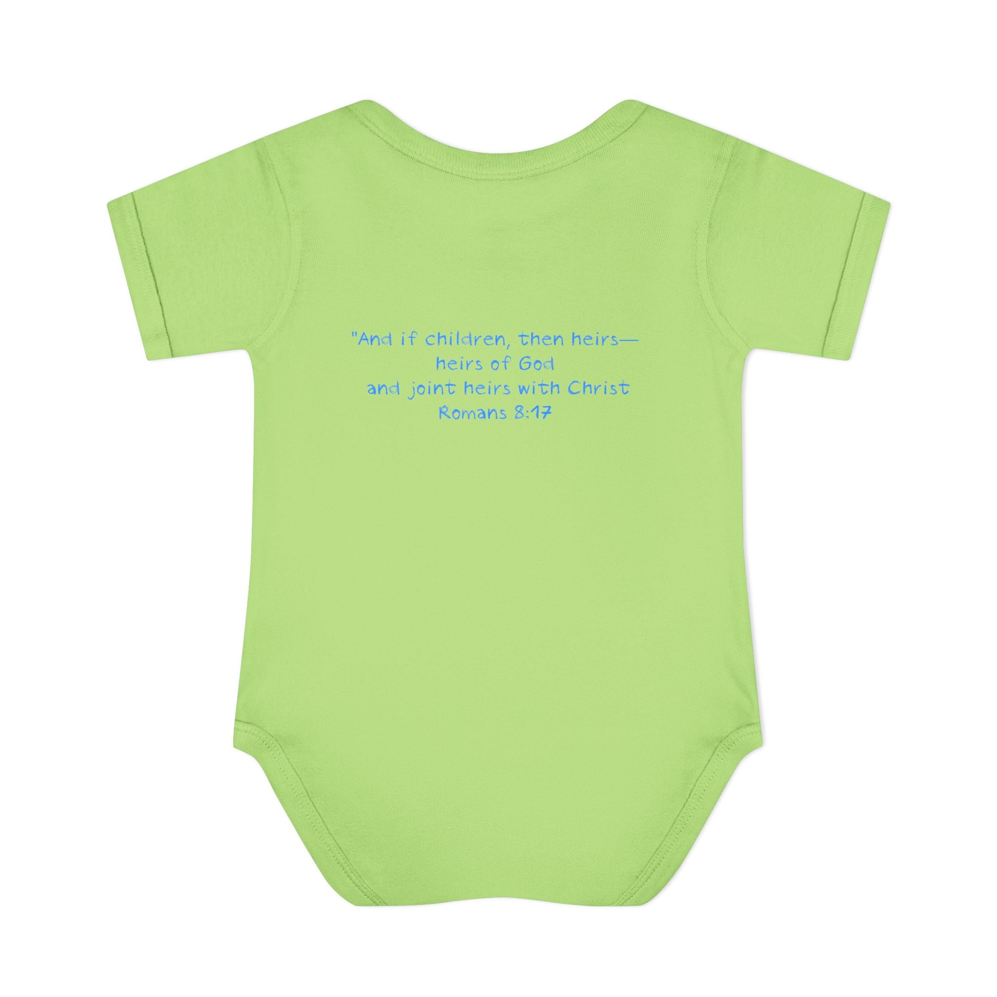 KINGDOM KID | Infant Bodysuit | Baby Heirs Collection (Romans 8:17)