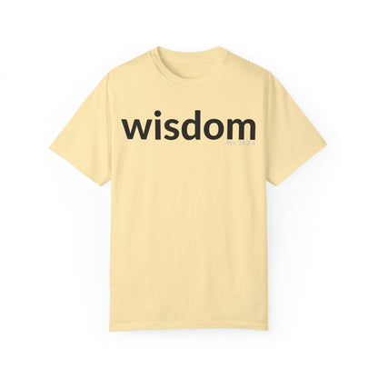 WISDOM | Faithware Collection – T-Shirt | Proverbs 24:3-4