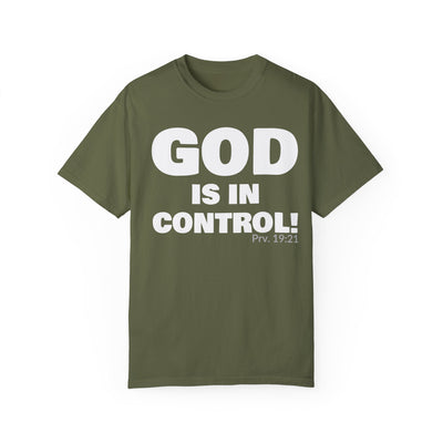 GOD IS IN CONTROL! Tee | Proverbs 19:21