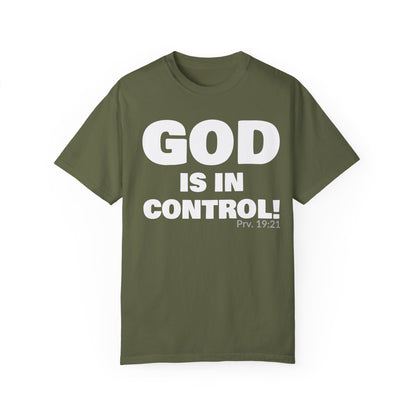 GOD IS IN CONTROL! Collection | Unisex T-Shirt | (Proverbs 19:21)