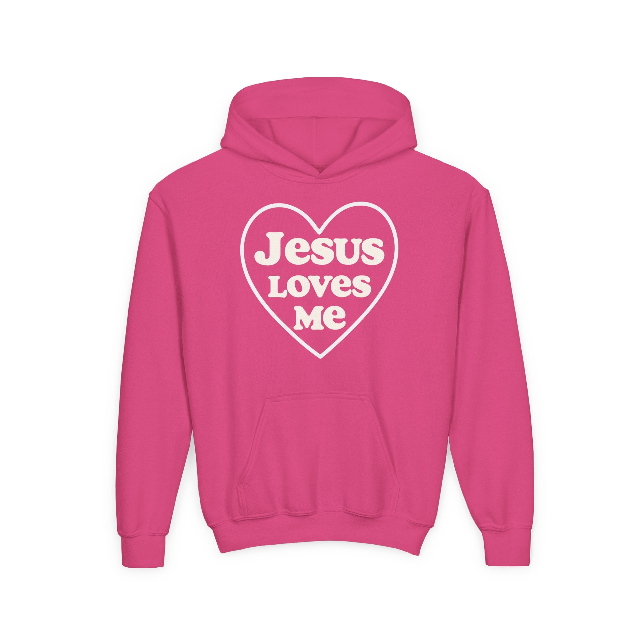 Jesus Loves Me | Youth Hoodie, Heartwarming Gift for Kids, Cozy Sweatshirt for Church, Faith-Based Apparel, Religious Youth Clothing, [...]