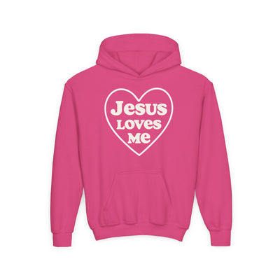 Jesus Loves Me | Youth Hoodie, Heartwarming Gift for Kids, Cozy Sweatshirt for Church, Faith-Based Apparel, Religious Youth Clothing, [...]