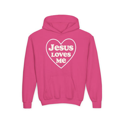 Jesus Loves Me | Youth Hoodie, Heartwarming Gift for Kids, Cozy Sweatshirt for Church, Faith-Based Apparel, Religious Youth Clothing, [...]