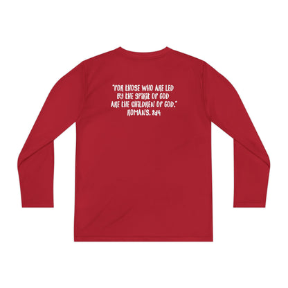 GOD'S CHILD! Collection | Youth Long Sleeve Tee | (Romans 8:14)