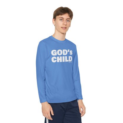 GOD'S CHILD! Collection Youth Long Sleeve Tee | (Romans 8:14)