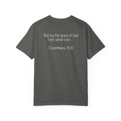 ONLY GOD T-Shirt – “God Is the Only Reason I Made It This Far” | Heavyweight Unisex Tee |  1 Corinthians 15:10 (NIV)