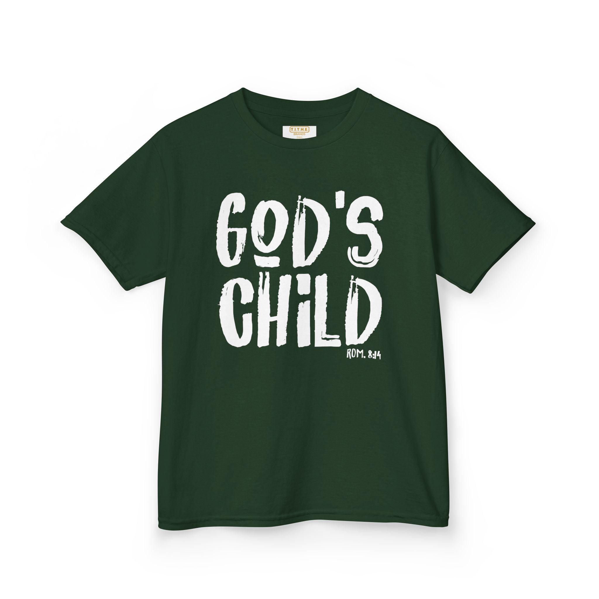 GOD'S CHILD! Collection |  Inspirational Youth Tee-Shirt | (Romans 8:14)