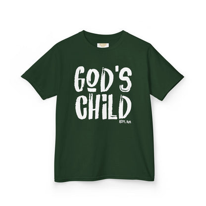 GOD'S CHILD! Collection |  Inspirational Youth Tee-Shirt | (Romans 8:14)