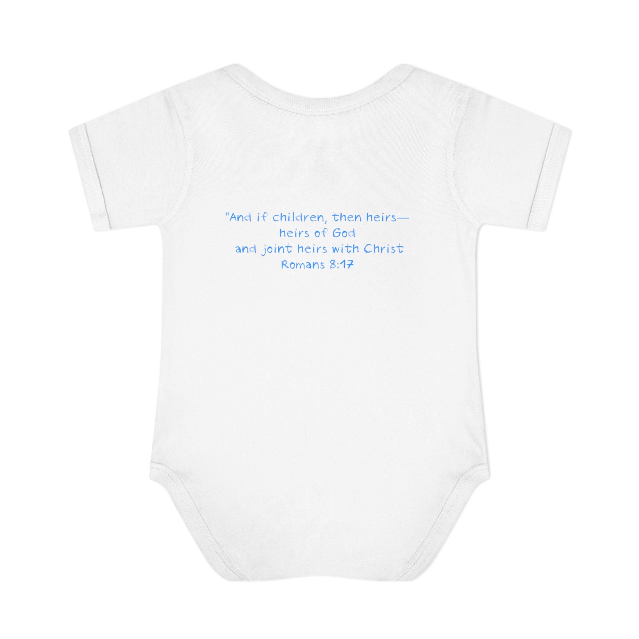 BABY HEIR- Handle With Care! | Infant Bodysuit | Baby Heirs Collection (Romans 8:17)