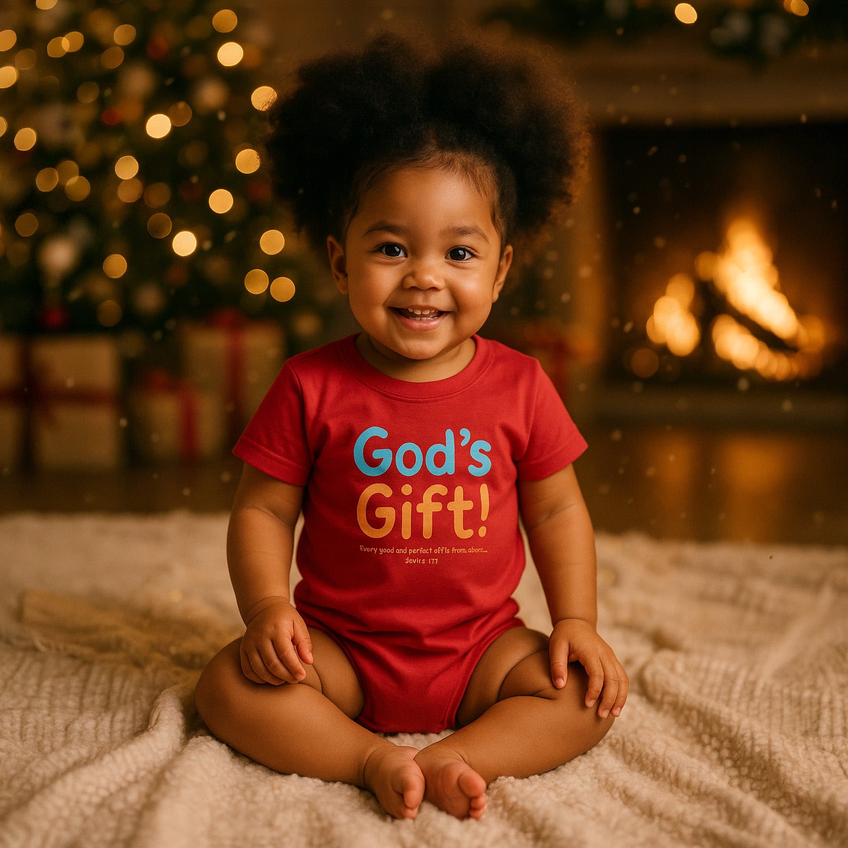 God's Gift | Baby Jersey Bodysuit | James 1:17