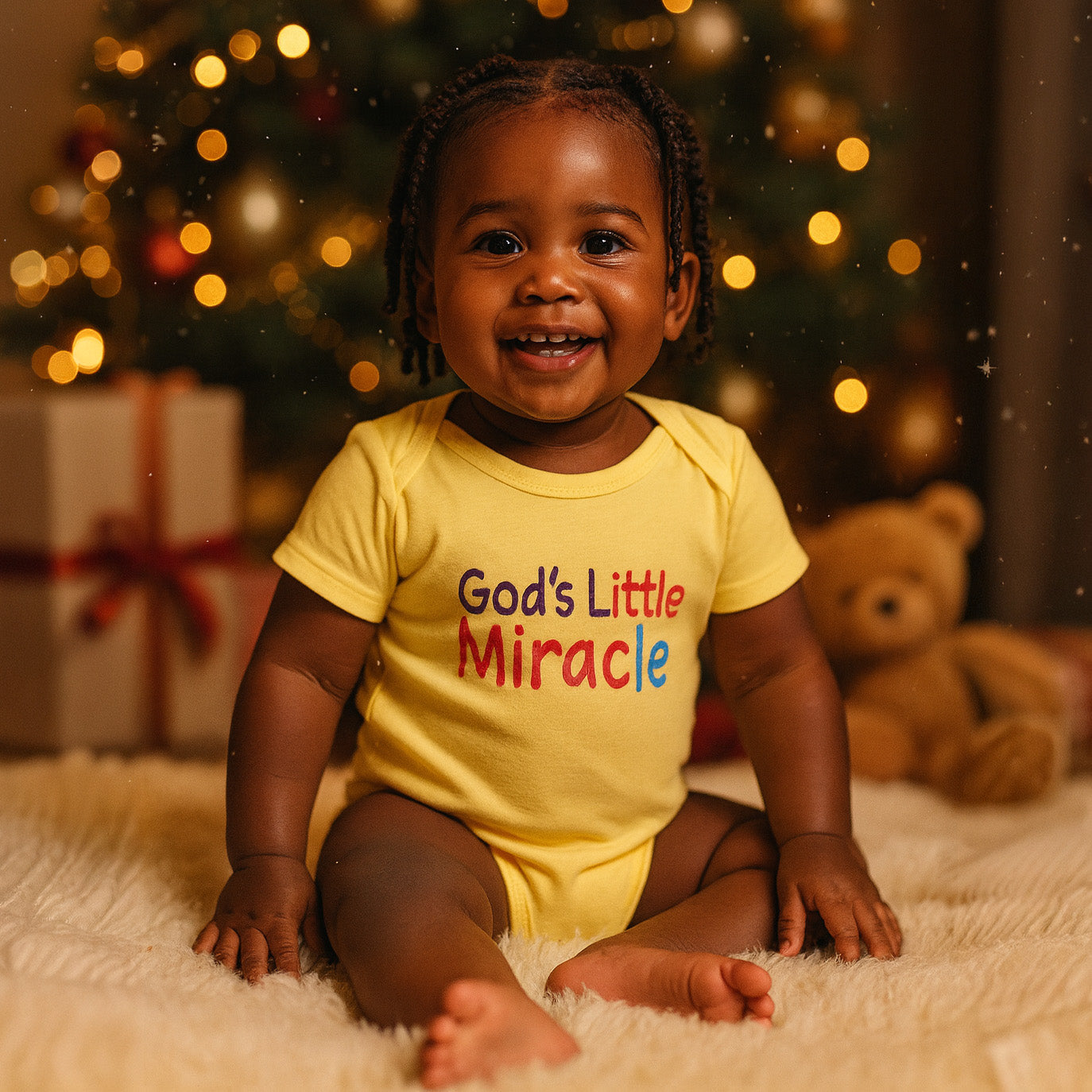 God's Little Miracle | Infant Bodysuit - God's Little Miracle Baby Rib Bodysuit
